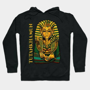 Drawing of the death mask of Tutankhamun Hoodie